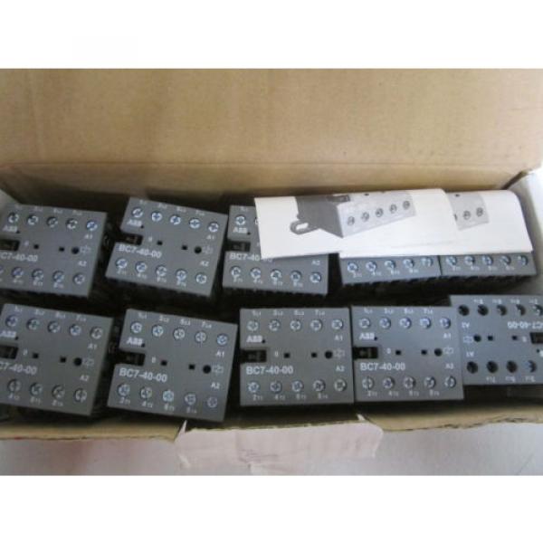 LOT OF 10 ABB 48V DC CONTACTOR BC7-40-00 *NEW IN BOX* #2 image