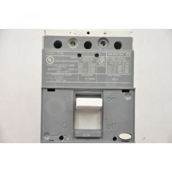 ABB T1N Tmax 20A Circuit Breaker With Handle And Key Lock 8&#034; Shaft Height #2 image