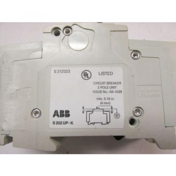 ABB Circuit Breaker Cat# S202-UP K20A ... 20A ... 480Y/277V .. 2P .. UA-22B #3 image
