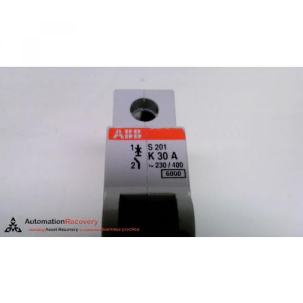 ABB S201-K30A, CIRCUIT BREAKER, 1P, 30A,, NEW* #217866 #3 image