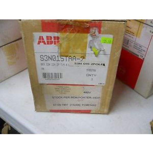 NIB ABB SACE ISOMAX S3N 015  15Amp 2 Pole Circuit Breaker #1 image