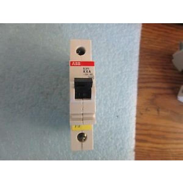 ABB TYPE: S271 K6A,  230/400  Single Pole Circuit Breaker &lt; #1 image