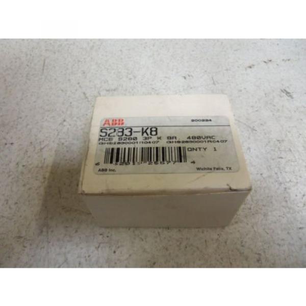 ABB S283-K8 CIRCUIT BREAKER *NEW IN BOX* #1 image