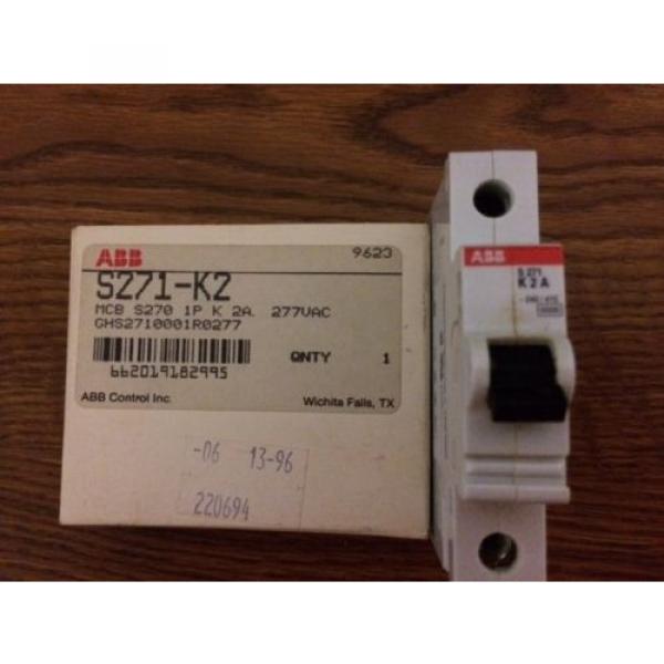 ABB S271 K1.6A, S271K1.6A 1.6 AMP SINGLE POLE CIRCUIT BREAKER #1 image