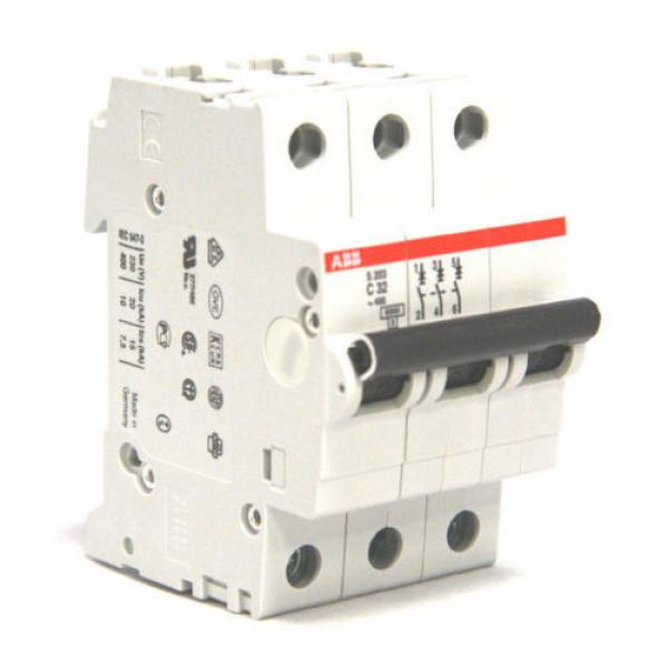 ABB S203-C32 Circuit Breaker 32A 3P 400V BCPD American Breaker MCB New in Box #2 image