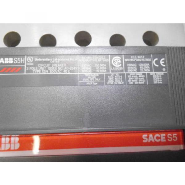 ABB S5H400CW BKR S5H 400A 3P LSI *NEW IN BOX* #7 image