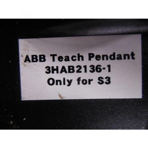 USED ABB 3HAB 2136-1 Robot Teach Pendant S3 #5 image