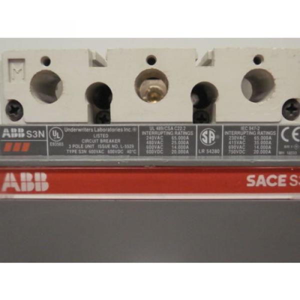 ABB SACE S3 S3N 40A 3-POLE CIRCUIT BREAKER #2 image