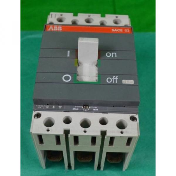 ABB SACE S3N, 3 Pole, Aux. 3A, 400Vac Breaker - P/N S3N010MW - SKU 960 #1 image