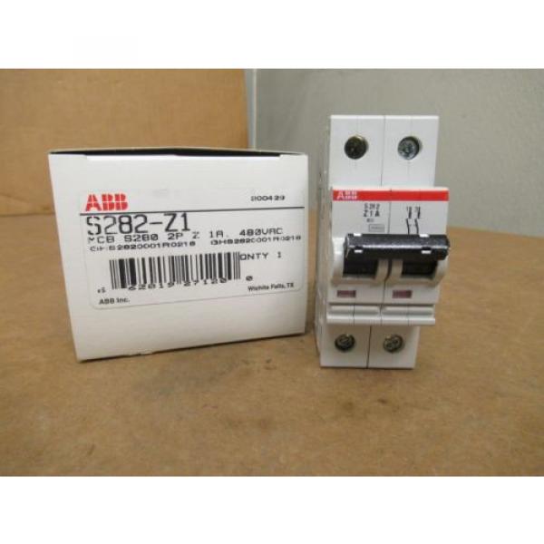 ABB CIRCUIT BREAKER S282-Z1 S282-Z1A GHS2820001 2P 1A A AMP 480VAC NEW #1 image
