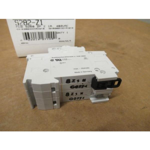 ABB CIRCUIT BREAKER S282-Z1 S282-Z1A GHS2820001 2P 1A A AMP 480VAC NEW #5 image