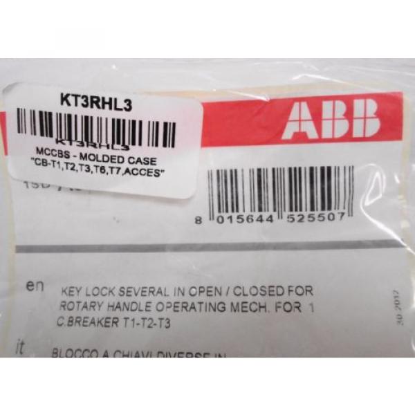 ABB KT3RHL3 Keylock In Closed Position T1-T3 #2 image