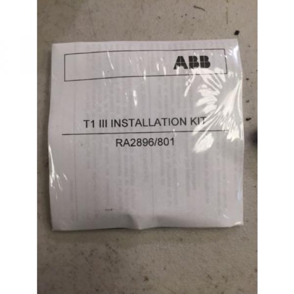 ABB SACE TMAX T1B 160 Circuit Breaker 3p Fixed 1SDA050879R1 R125 #2 image