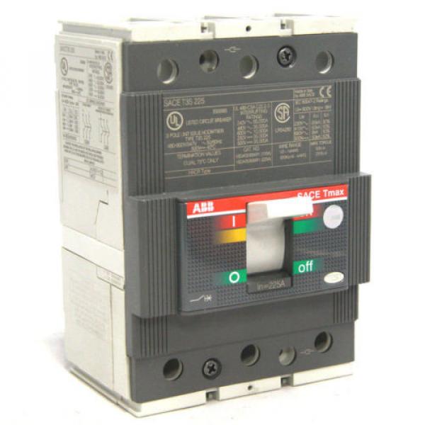 ABB SACE Tmax T3SQ225TW 1SDA053583R1 Circuit Breaker 225A 480-600Y 600V NEW #2 image