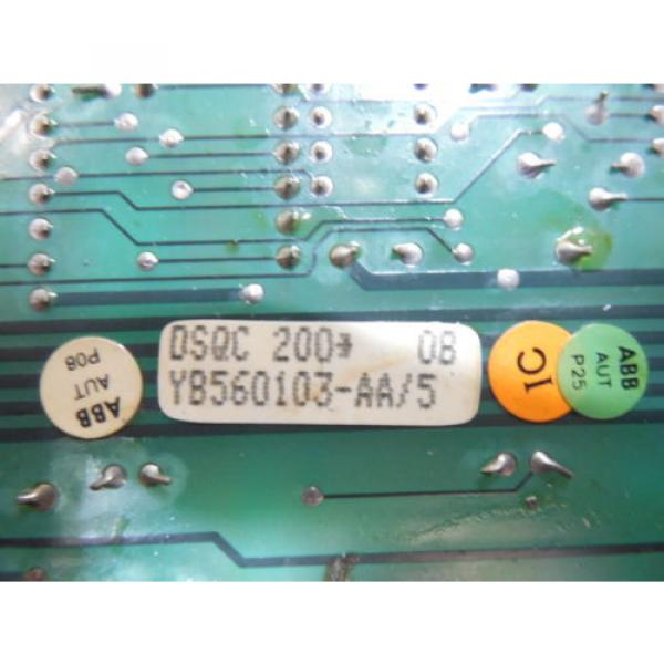 USED ABB DSQC 200 Control Panel Board YB560103-AA/5 #3 image