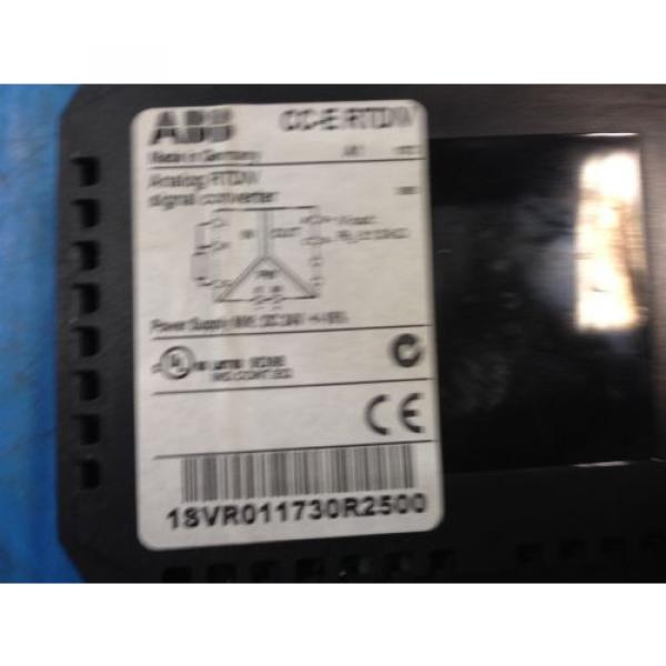 USED ABB CC-E RTD/V ANALOG RTD/V SIGNAL CONVERTER 1SVR011730R2500 (A35) #3 image