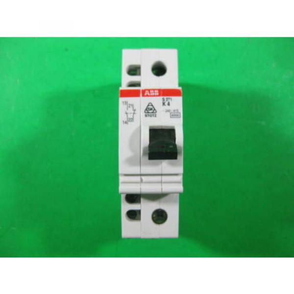 ABB Circuit Breaker 4A -- S271-K4 -- (Lot of 3) New #2 image