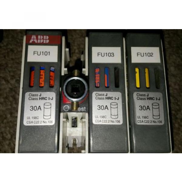 ABB SACE OS 30AJ12 30 Amp 600 VAC Fused Disconnect OS30AJ12 #2 image