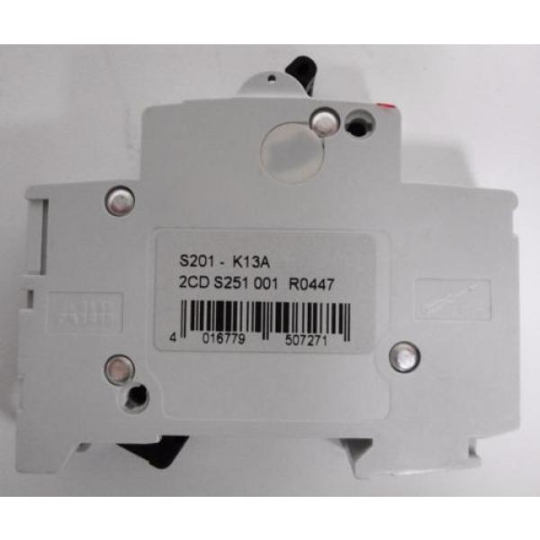 ABB 2CDS251001R0447 S 201-K13A Miniature Circuit Breaker 1P 13A #4 image