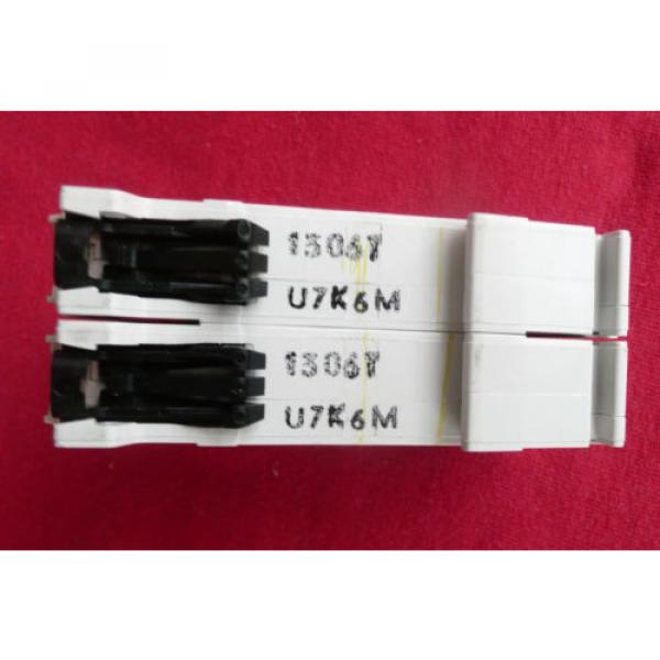 FIVE (5) ABB Miniature Circuit Breakers S202U-K6, 2 pole 6A 240VAC 4016779621366 #9 image