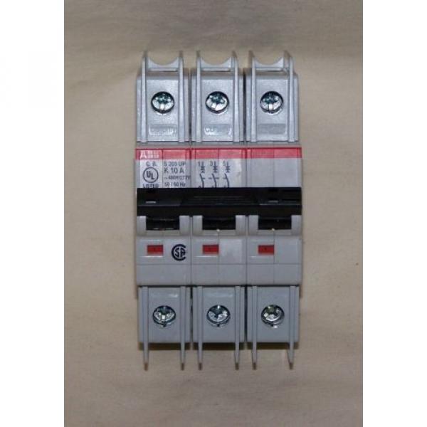 ABB S203UP-K10A Circuit Breaker 3 Poles Amperage Rating 10 #1 image