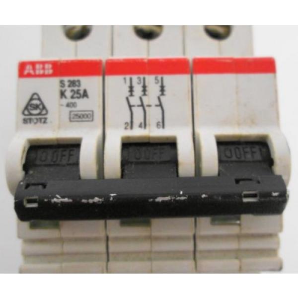 ABB S283 K 25A Circuit Breaker #4 image