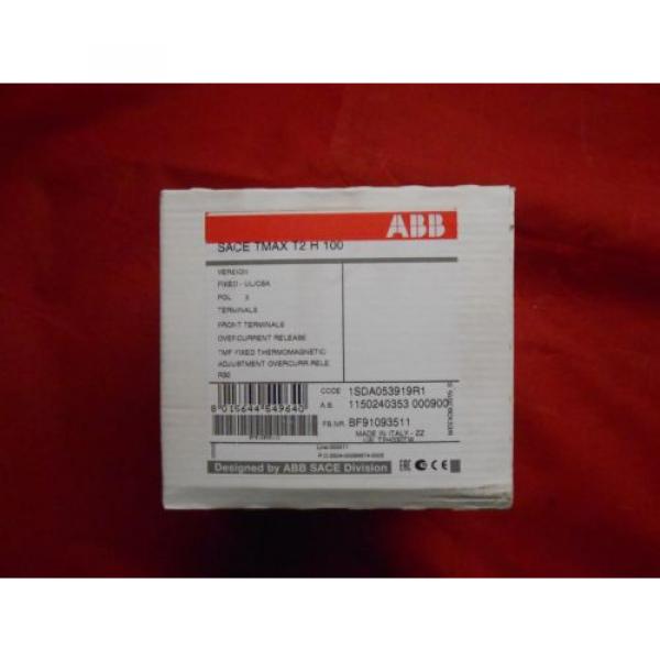 ABB New In Box T2H030TW 1SDA053919R1 30 amp 3 pole tmax #1 image