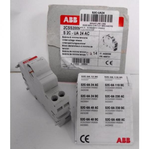 ABB S2C-UA24 AC Undervoltage Release 24VAC #1 image