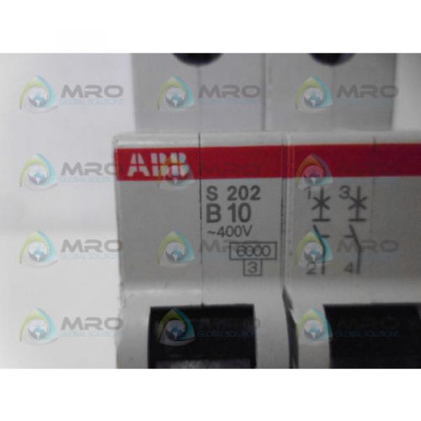 ABB S202-B10 CIRCUIT BREAKER 2P 400V *NEW NO BOX* #6 image