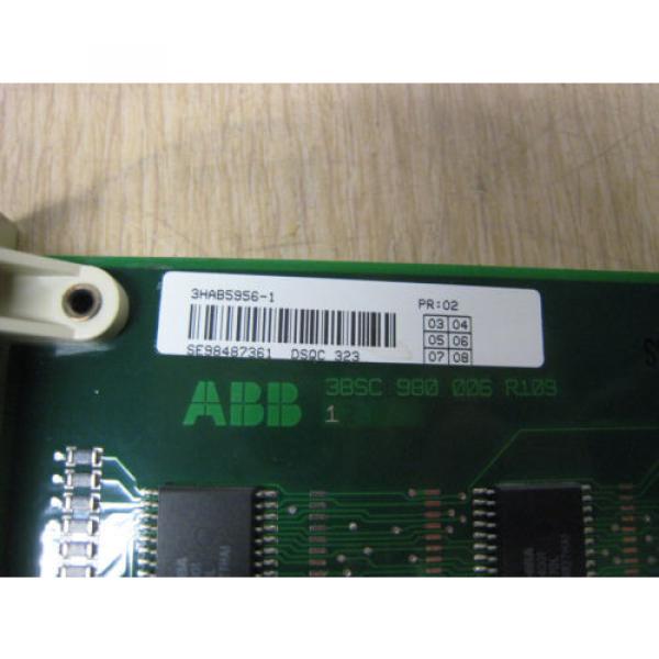ABB 3HAB5956-1 DSQC-323 PCB 8mb Expansion Memory Board Used Free Shipping #2 image