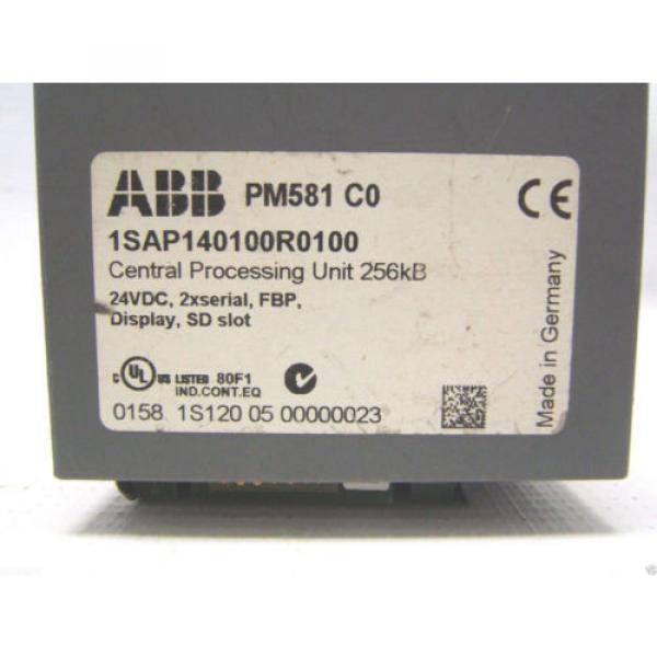 ABB   1SAP140100R0100    PM581 C0    MINI CPU 256KB   60 Day Warranty! #2 image