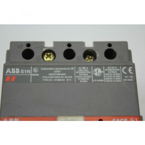 ABB Circuit-Breaker, SACE S1,3-Pole, 240VAC, 40A #1 image