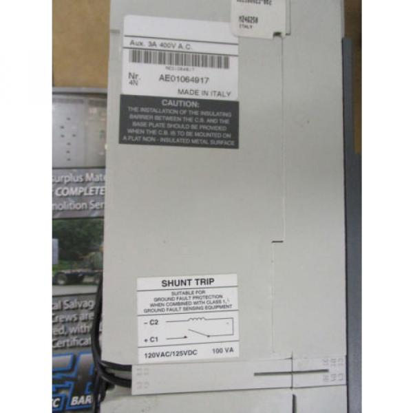 ABB S4H, 3 POLE 600 VOLT w/ PR211, 250 AMP Trip Circuit Breaker- WARRANTY #5 image