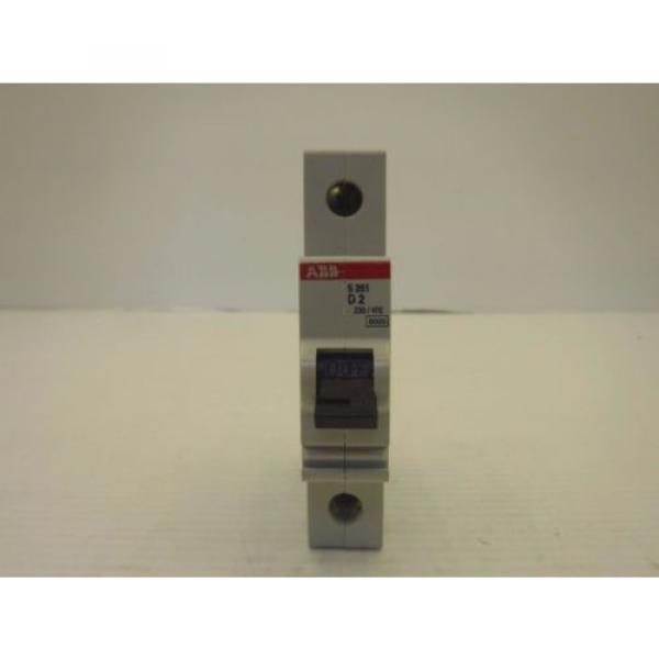 ABB S261-D2 CIRCUIT BREAKER 1P 2A 277/480V CURVE D NNB #1 image