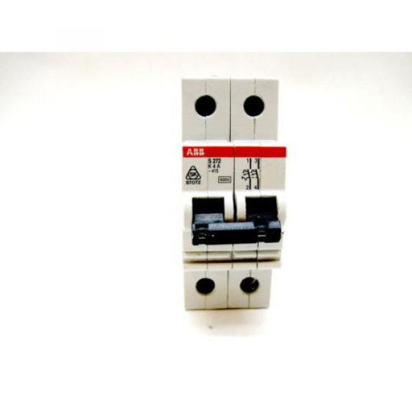 ABB S 272-K4A Circuit Breaker 2 Pole 4 Amp 240 Vac #3 image