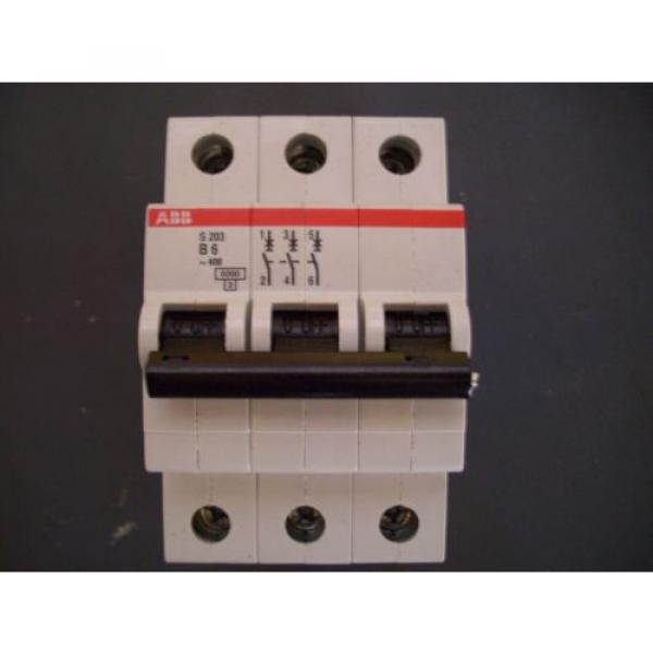 ABB S203 C16 Circuit Breaker 3 Pole 16 AMP 400 Volt #1 image