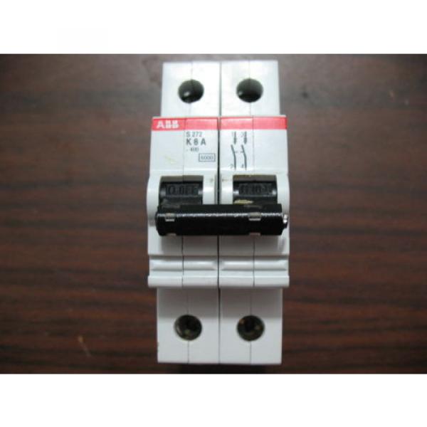 ABB S272 K8A 8 Amp Two Pole Circuit Breaker 277/480 VAC #1 image