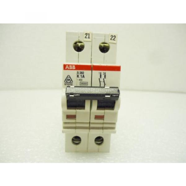 ABB S282K1A 2 Pole 1 Amp 277/480 VAC Circuit Breaker #1 image