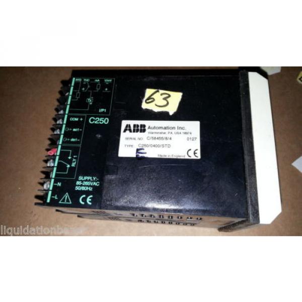 ABB ASEA BROWN BOVERI COMMANDER 250 PROCESS CONTROL CONTROLLER C250-0400-STD #1 image