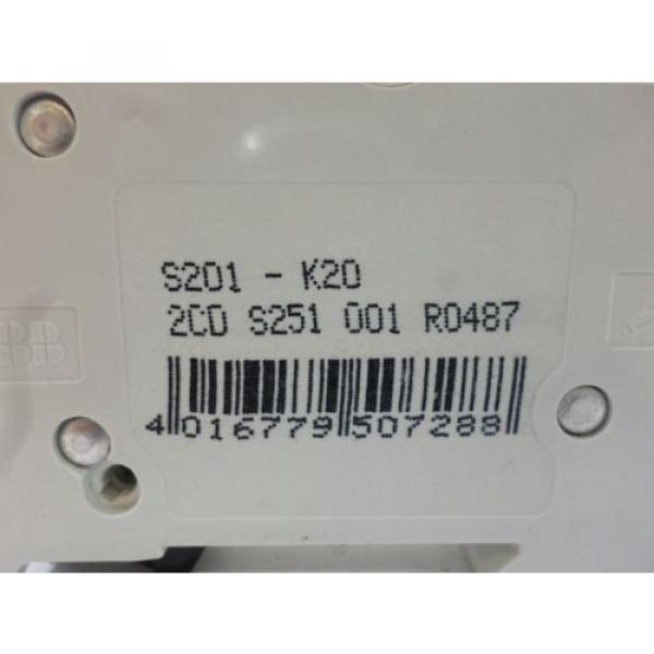 Used ABB S201 K 20A Circuit Breaker #4 image