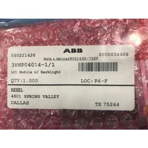 NEW ABB 3HNP04014-1/1 LCD MODULE WITH BACKLIGHT DISPLAY FOR 3HNE00313-1 (E2) #2 image