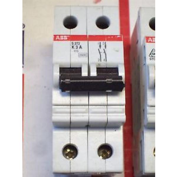 S 272 K 3 A, S272-K3A, S272K3A,  ABB CIRCUIT BREAKER 2 POLE #1 image