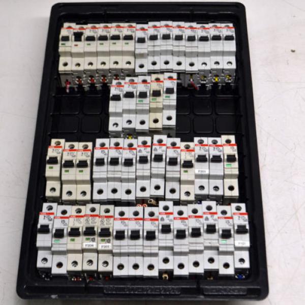 (Lot of 47) ABB Various S281-201-271-201P-201U Circuit Breakers 0.2A 0.5A 1A 2A #1 image