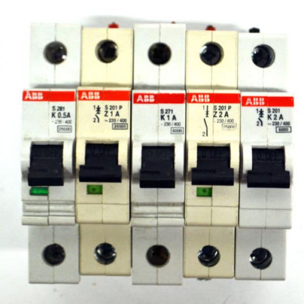 (Lot of 47) ABB Various S281-201-271-201P-201U Circuit Breakers 0.2A 0.5A 1A 2A #3 image