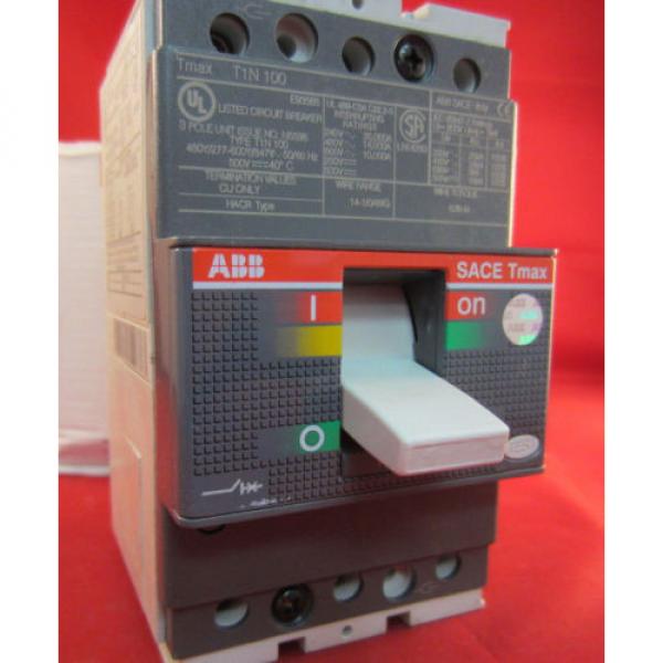 ABB CIRCUIT BREAKER  T1N015TL  480 VAC  3 POLE #1 image