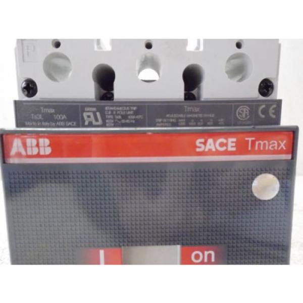 ABB 100 AMP SACE TMAX BREAKER TS3L, 3 POLE (USED) #2 image