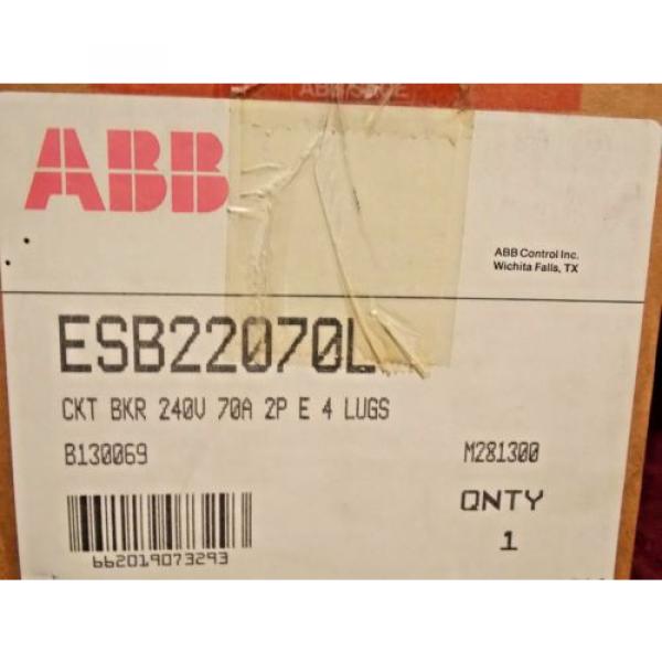 ABB ESB22070L-70A 240V 2P-E-4-Lugs with ABB-Shunt Trip-S5-2 and RC5-1/250 Switch #5 image