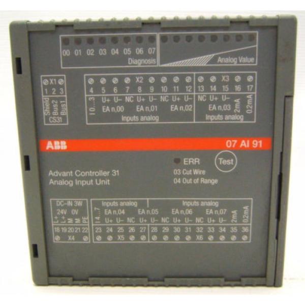 ABB     GJR5251600R0202  07AI91 F     I/O MODULE ANALOG    60 Day Warranty! #2 image