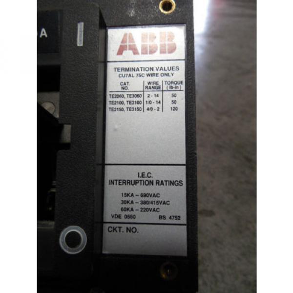 USED ABB UXAB 727131 R 103 Circuit Breaker 20 Amps 600VAC #5 image