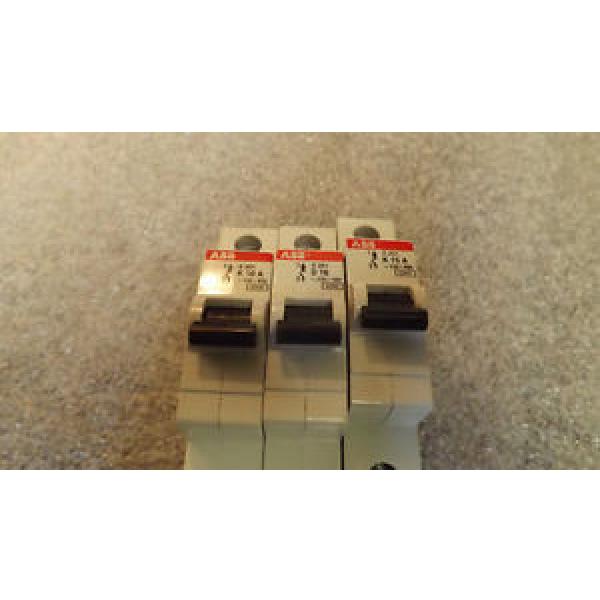 3 ABB S-201 Circuit Breakers K-10A, D-16, K-15A SIngle Pole #1 image